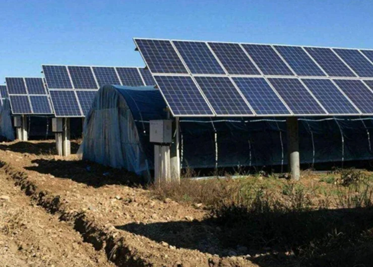 Solar Power Plant on Poll