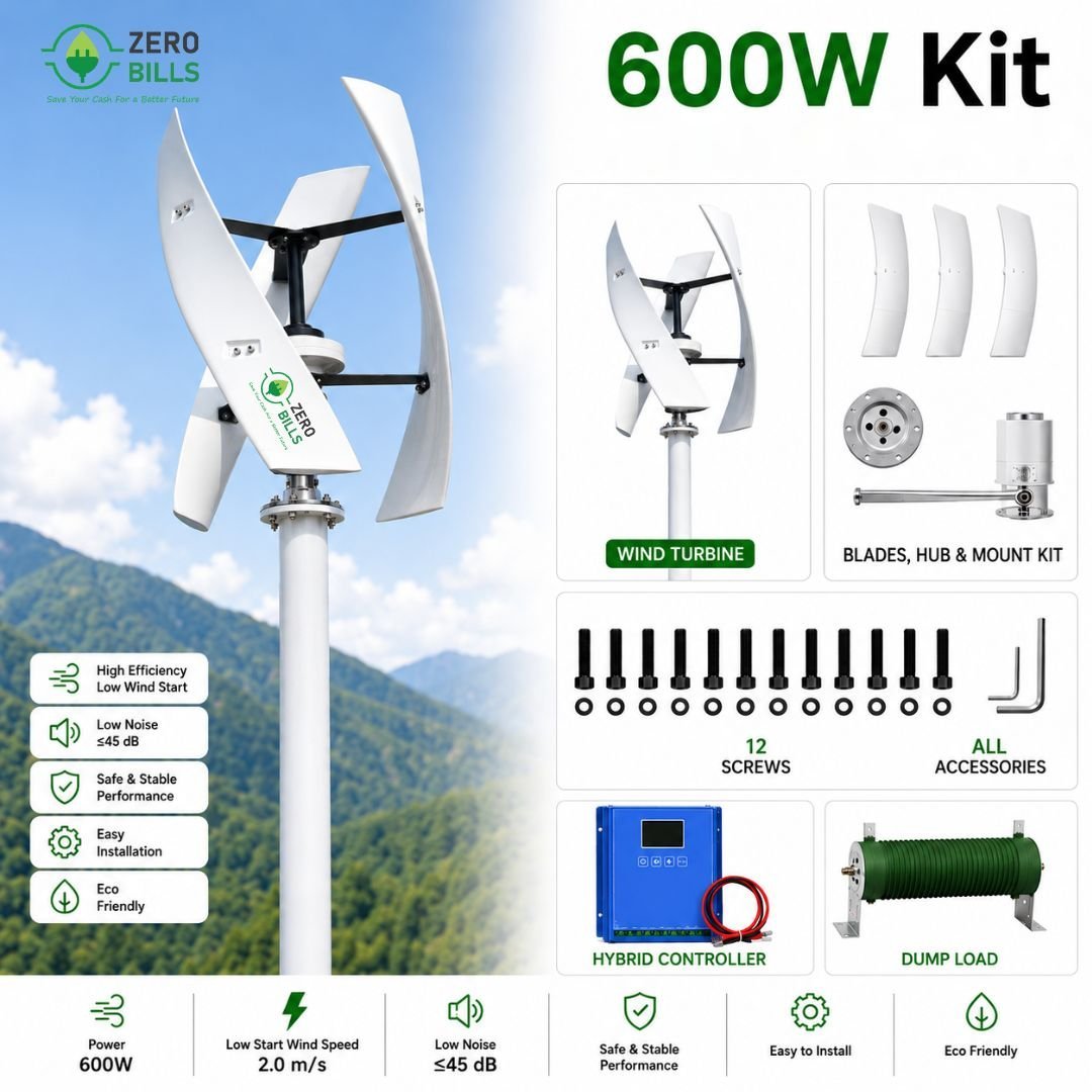 Vertical Wind 600W Kit